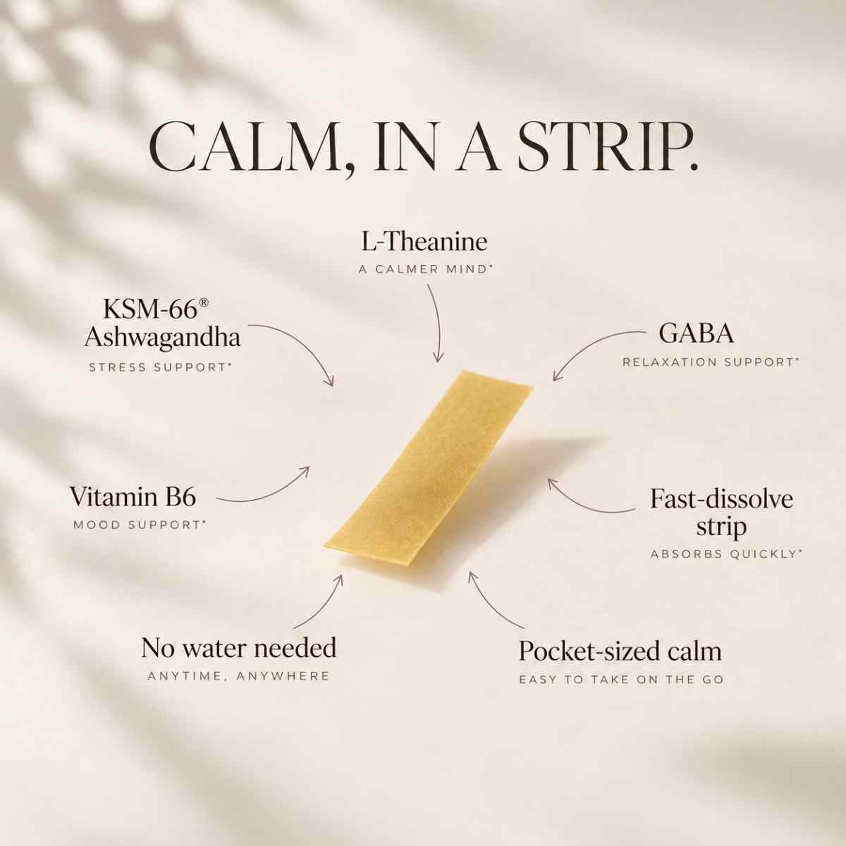 Serene Instant Calm Strips
